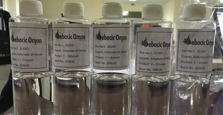 Octanol — Clear liquid