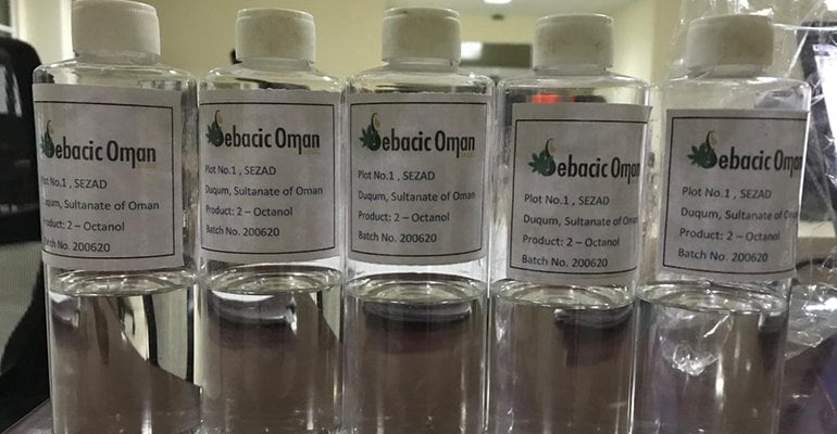 Octanol — Clear liquid
